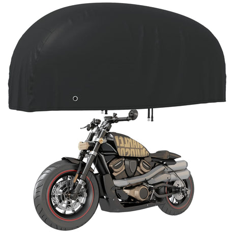 VidaXL Motorradabdeckungen 2 Stück 245x105x125 cm 210D Oxford-Stoff