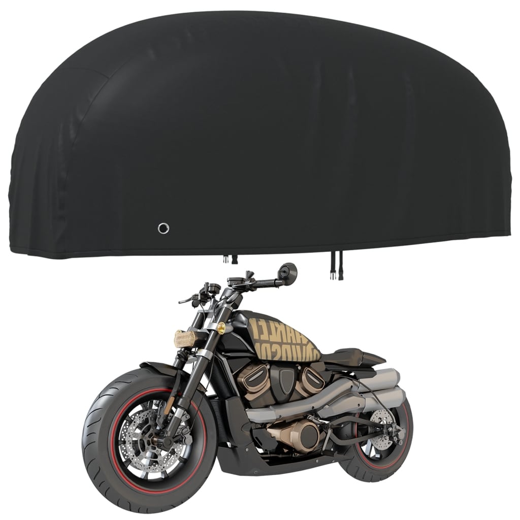 VidaXL Motorradabdeckungen 2 Stück 265x105x125 cm 210D Oxford-Stoff