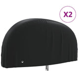 VIDAXL -Fahrradabdeckungen 2 ST 190T 200x70x110 cm Oxford Stoff