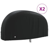 VidaXL Fahrradabdeckungen 2 Stück 190T 200x85x110 cm Oxford-Stoff