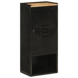 Vidaxl badkamerkast 40x27x90 cm ijzer en massief mangohout