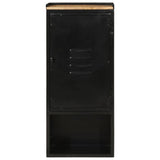 Vidaxl badkamerkast 40x27x90 cm ijzer en massief mangohout
