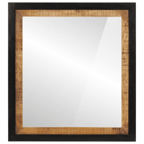 Vidaxl badkamerspiegel 55x1x60 cm glas en massief mangohout