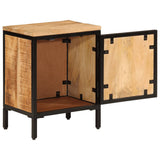 Vidaxl nachtkastje 40x30x52,5 cm massief ruw mangohout