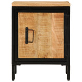 Vidaxl nachtkastje 40x30x52,5 cm massief ruw mangohout