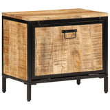 Vidaxx Schuhschrank 60x35x53 cm massives raues Mangoholz