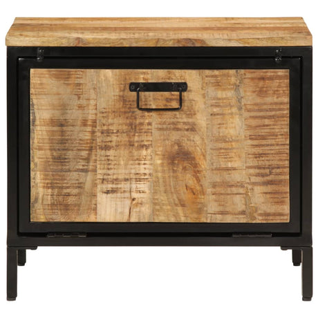 Vidaxx Schuhschrank 60x35x53 cm massives raues Mangoholz