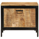 Vidaxx Schuhschrank 60x35x53 cm massives raues Mangoholz