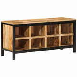 VidaXL Schuhbank 110x35x51 cm massives Mangoholz