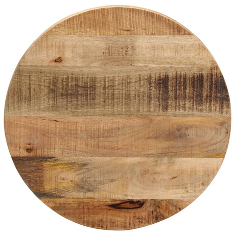 Vidaxl tafelblad rond ø 60x1,5 cm massief ruw mangohout