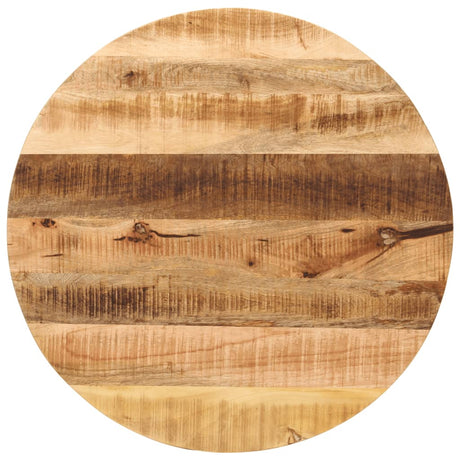 Vidaxl tafelblad rond ø 70x3,8 cm massief ruw mangohout