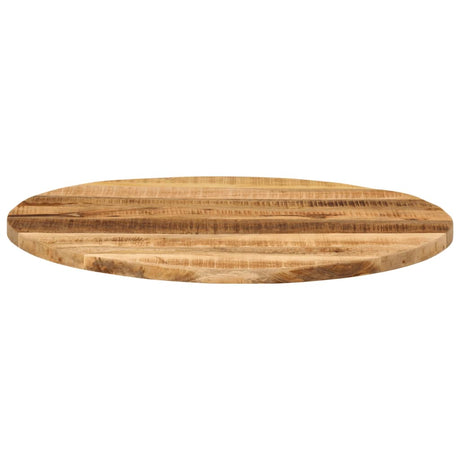 Vidaxl tafelblad rond ø 80x2,5 cm massief ruw mangohout