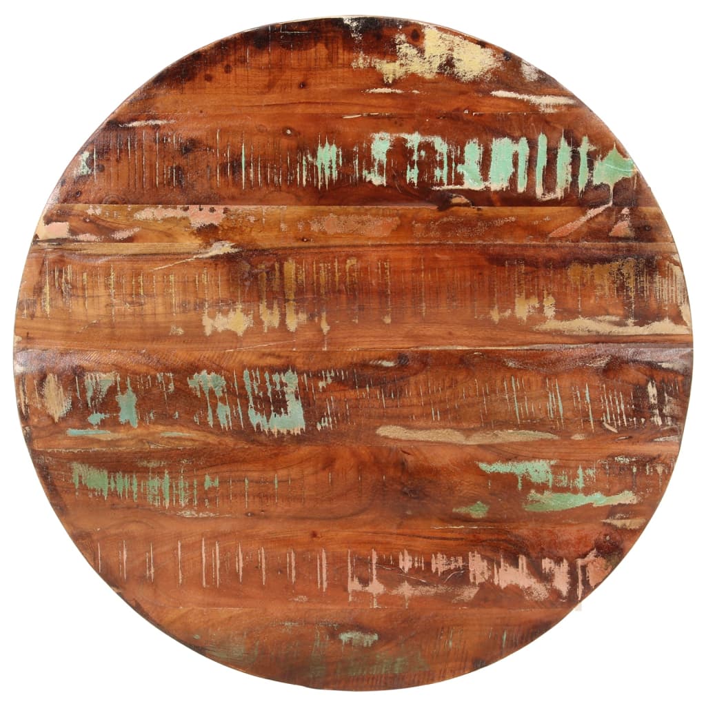 Vidaxl tafelblad rond ø 70x3,8 cm massief gerecycled hout