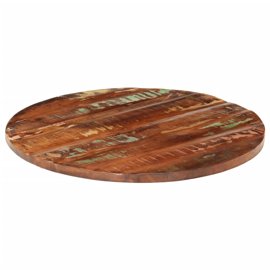 Vidaxl tafelblad rond ø 70x3,8 cm massief gerecycled hout