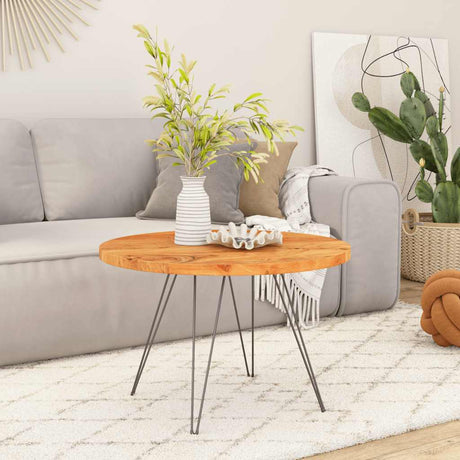 Vidaxl tafelblad rond ø40x2,5 cm massief acaciahout