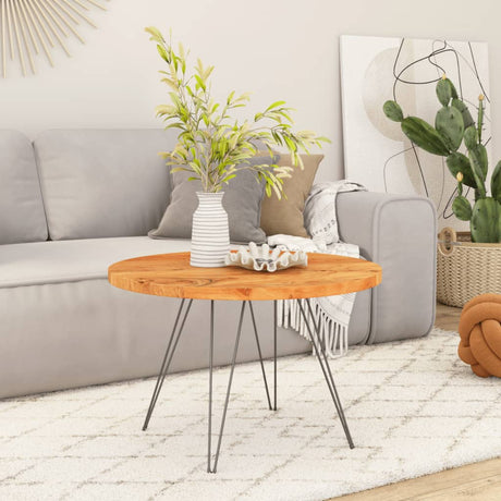 Vidaxl tafelblad rond ø 50x3,8 cm massief acaciahout