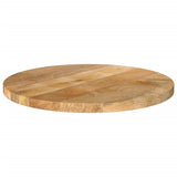 Vidaxl tafelblad rond ø 40x3,8 cm massief ruw mangohout