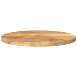 Vidaxl tafelblad rond ø 40x3,8 cm massief ruw mangohout