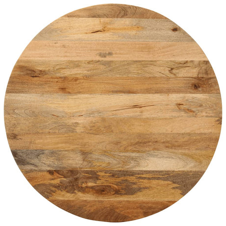 Vidaxl tafelblad rond ø 70x3,8 cm massief ruw mangohout