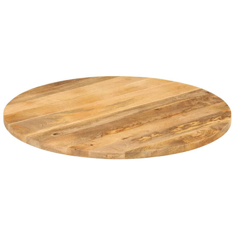 Vidaxl tafelblad rond ø 70x3,8 cm massief ruw mangohout