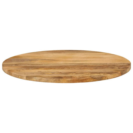 Vidaxl tafelblad rond ø 70x3,8 cm massief ruw mangohout