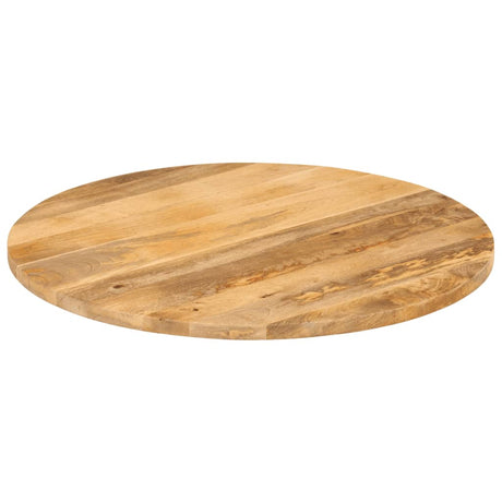 Vidaxl tafelblad rond ø 80x2,5 cm massief ruw mangohout