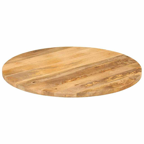 Vidaxl tafelblad rond ø 90x2,5 cm massief ruw mangohout