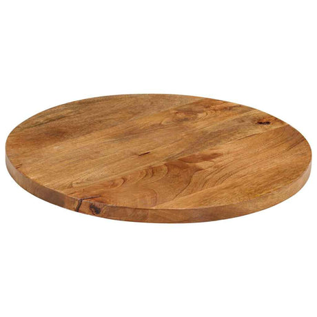 Vidaxl tafelblad rond ø 40x3,8 cm massief ruw mangohout