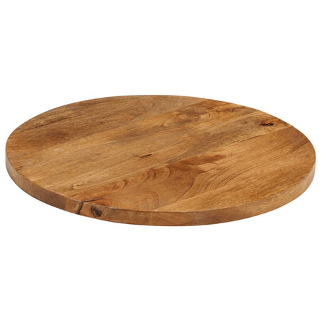 Vidaxl tafelblad rond ø 60x3,8 cm massief ruw mangohout