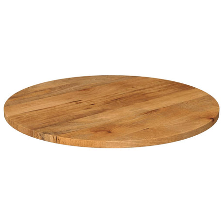 Vidaxl tafelblad rond ø 80x2,5 cm massief ruw mangohout