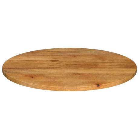 Vidaxl tafelblad rond ø 80x2,5 cm massief ruw mangohout
