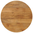 Vidaxl tafelblad rond ø 80x3,8 cm massief ruw mangohout