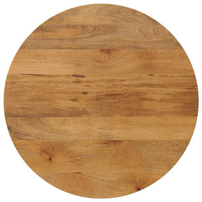 Vidaxl tafelblad rond ø 80x3,8 cm massief ruw mangohout