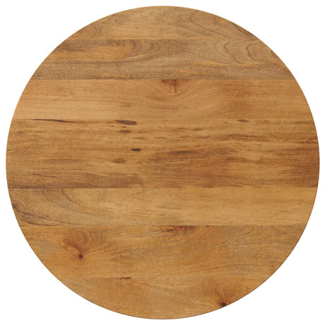 Vidaxl tafelblad rond ø 90x2,5 cm massief ruw mangohout