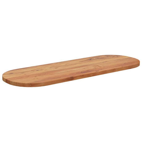 Vidaxl tafelblad ovaal 140x50x3,8 cm massief acaciahout