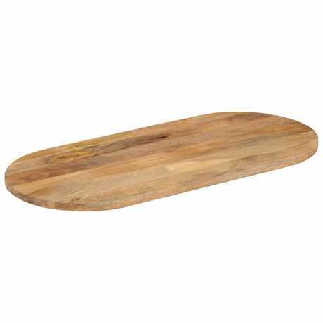 Vidaxl tafelblad ovaal 120x50x2,5 cm massief mangohout