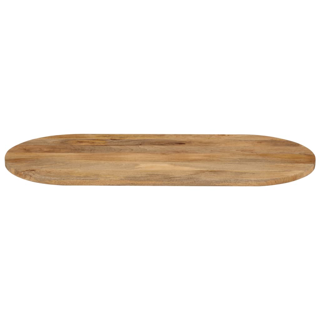 Vidaxl tafelblad ovaal 140x50x2,5 cm massief mangohout