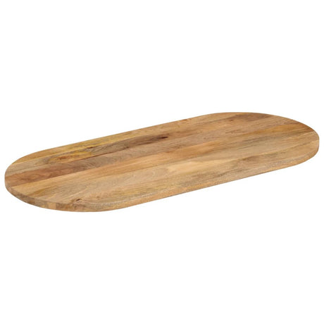 Vidaxl tafelblad ovaal 90x40x3,8 cm massief mangohout