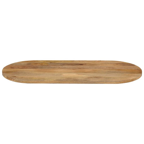 Vidaxl tafelblad ovaal 100x40x3,8 cm massief mangohout