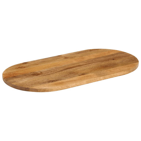Vidaxl tafelblad ovaal 120x60x2,5 cm massief mangohout