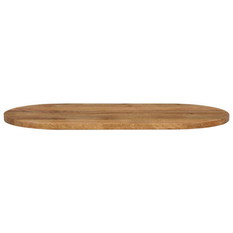 Vidaxl tafelblad ovaal 110x50x3,8 cm massief mangohout
