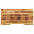 Vidaxl bureaublad met ronding 140x50x2,5 cm massief ruw mangohout