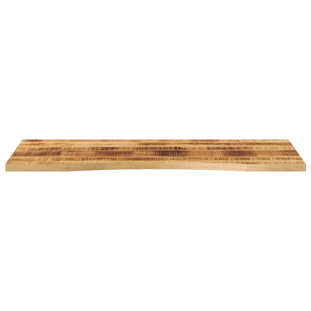 Vidaxl bureaublad met ronding 140x50x2,5 cm massief ruw mangohout