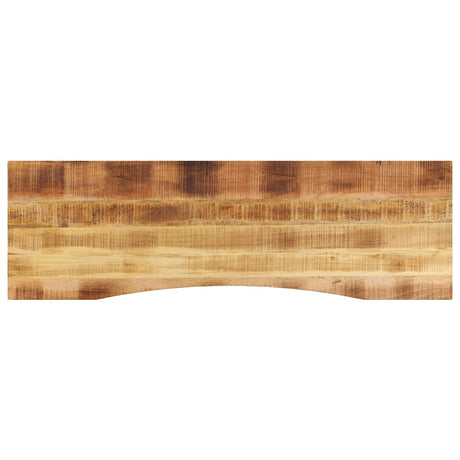 Vidaxl bureaublad met ronding 160x50x2,5 cm massief ruw mangohout