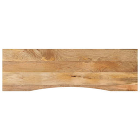 Vidaxl bureaublad met ronding 160x50x2,5 cm massief ruw mangohout
