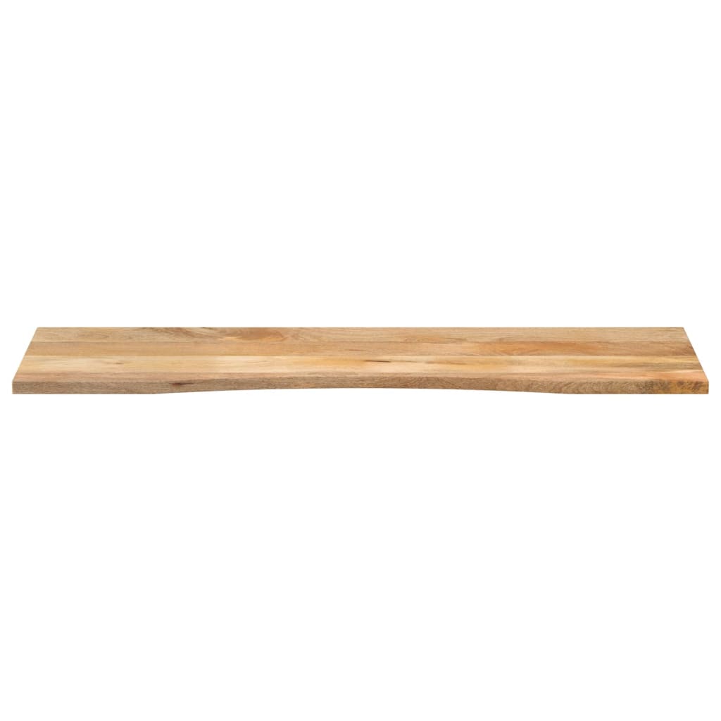 Vidaxl bureaublad met ronding 160x50x2,5 cm massief ruw mangohout