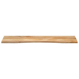 Vidaxl bureaublad met ronding 160x50x2,5 cm massief ruw mangohout