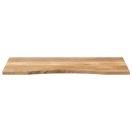 Vidaxl bureaublad met ronding 120x60x2,5 cm massief ruw mangohout