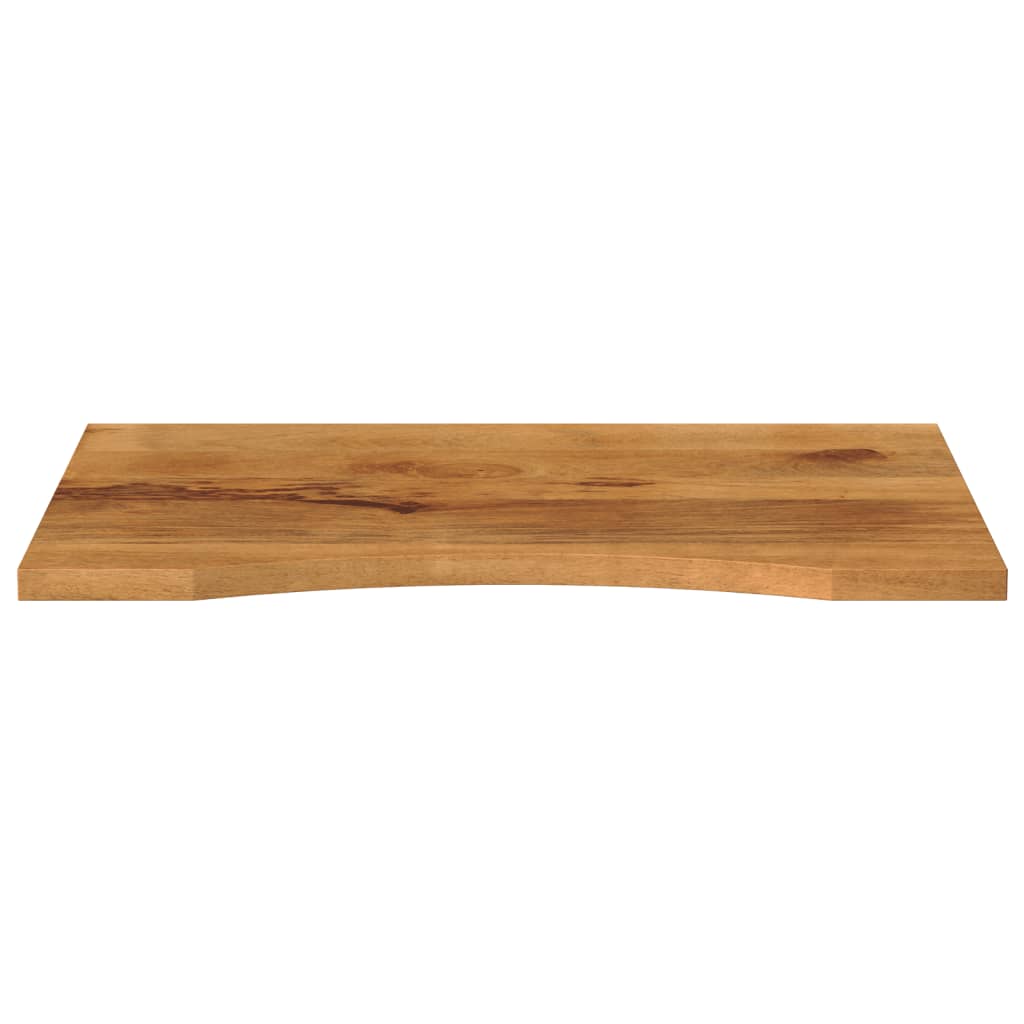 Vidaxl bureaublad met ronding 100x50x2,5 cm massief ruw mangohout