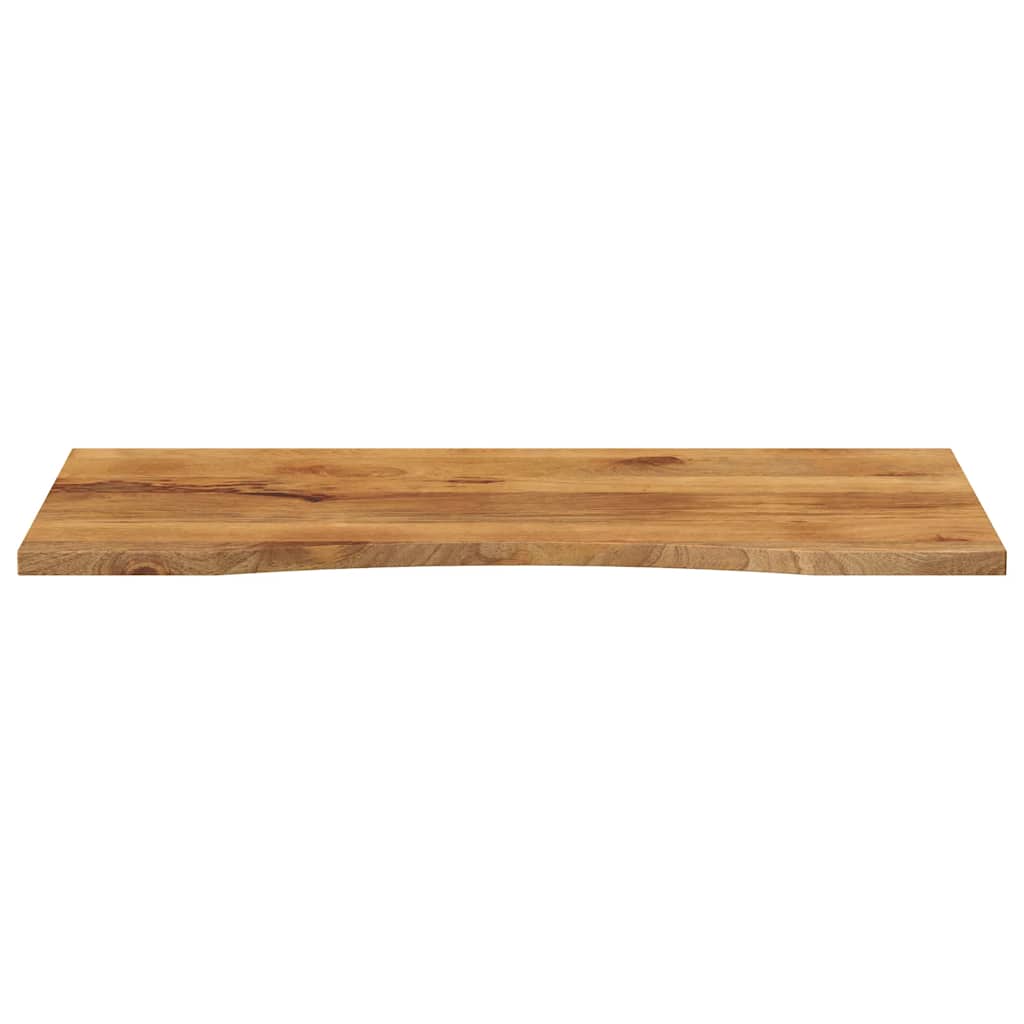 Vidaxl bureaublad met ronding 110x50x2,5 cm massief ruw mangohout